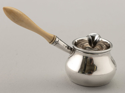 Antique Silver Miniature Brandy Saucepan - Richard Sibley, Thomas of Bond Street